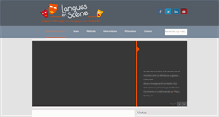 Desktop Screenshot of langues-en-scene.com