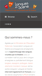 Mobile Screenshot of langues-en-scene.com